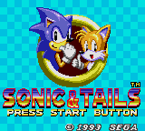 Sonic & Tails Title Screen